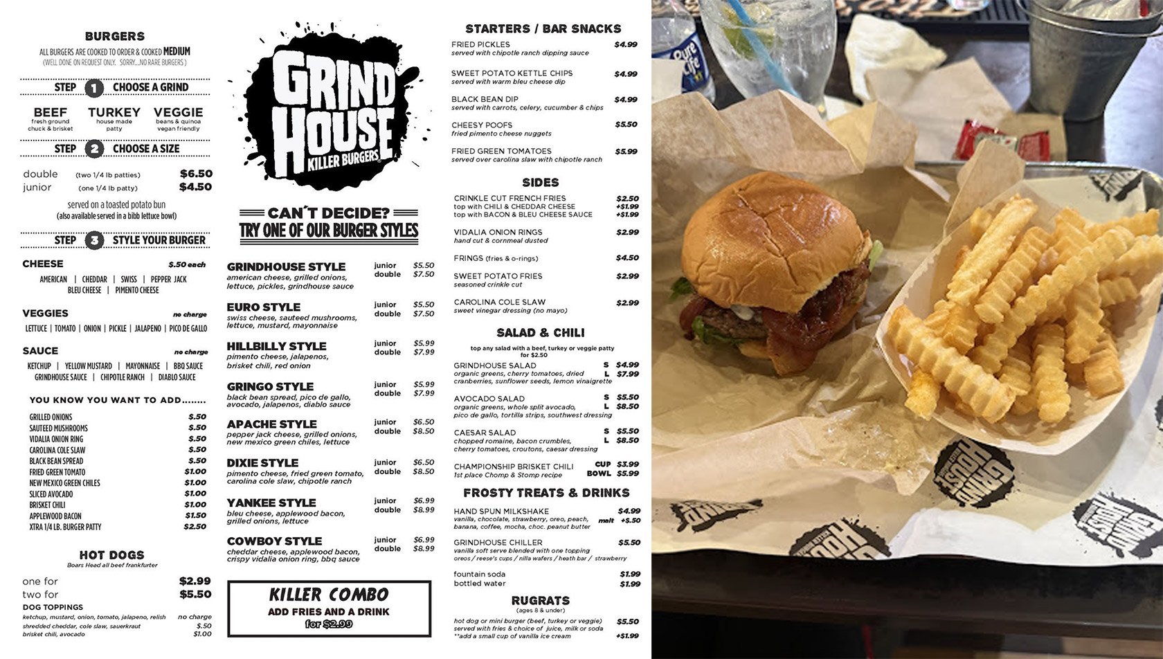 Grindhouse atlanta airport menu