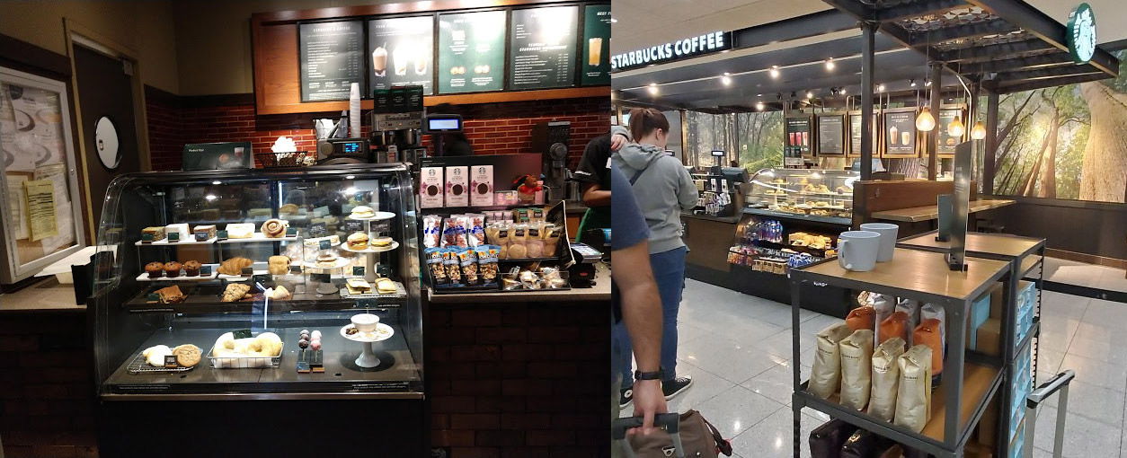 Starbucks locations at Atlanta Hartsfield airport