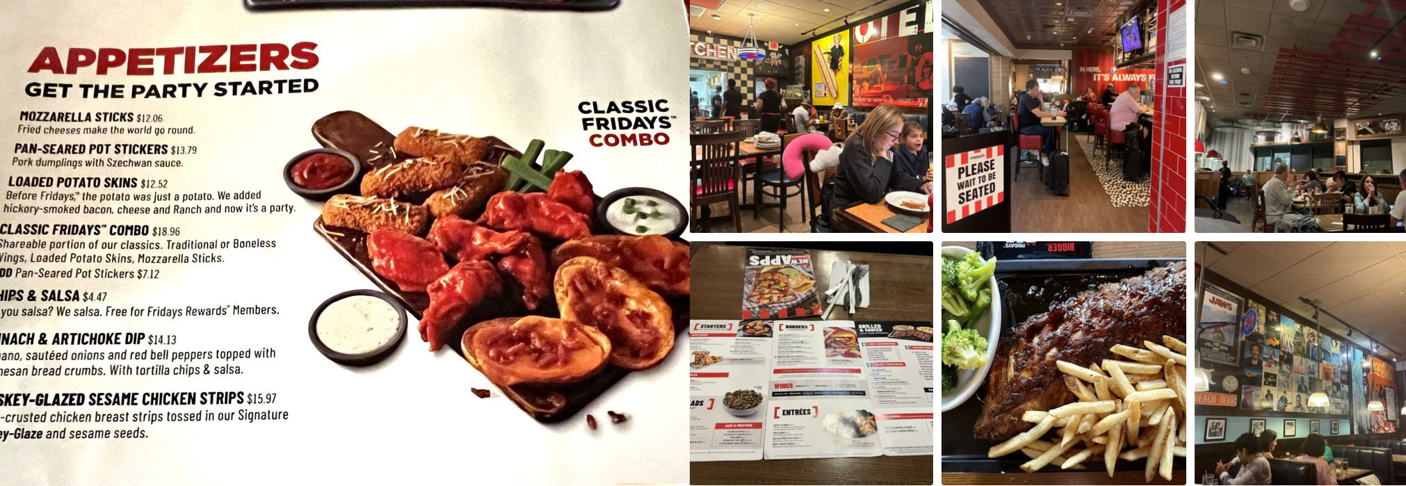 TGI Fridays atlanta airport menu