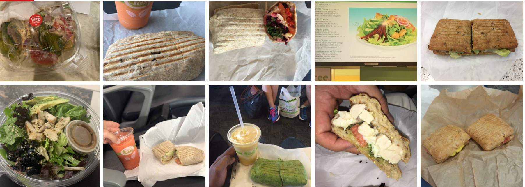 Fresh Healthy Cafe food