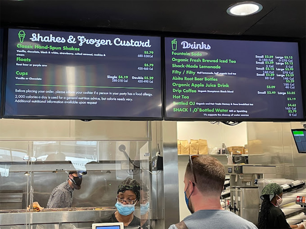Shake Shack atlanta airport menu