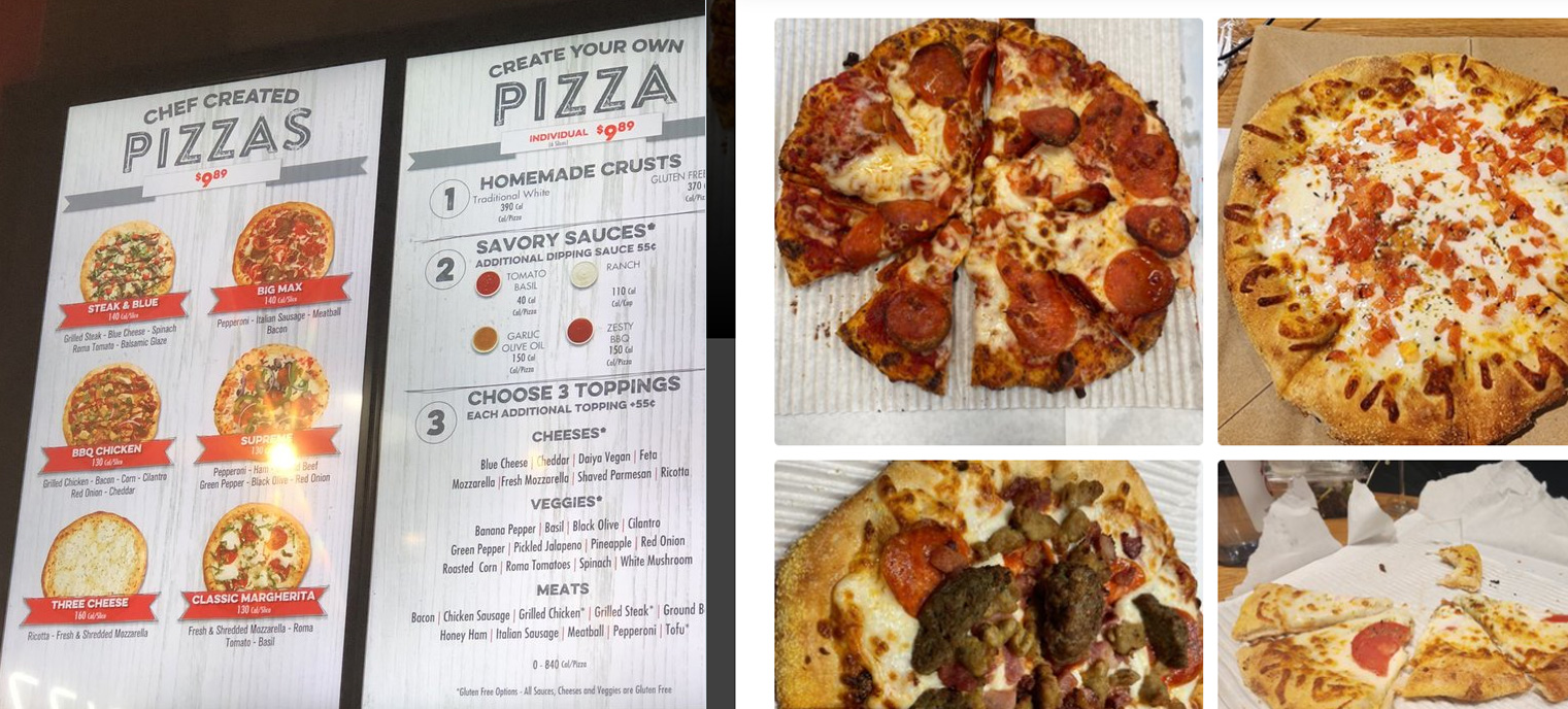 Maddio's Pizza atlanta airport menu